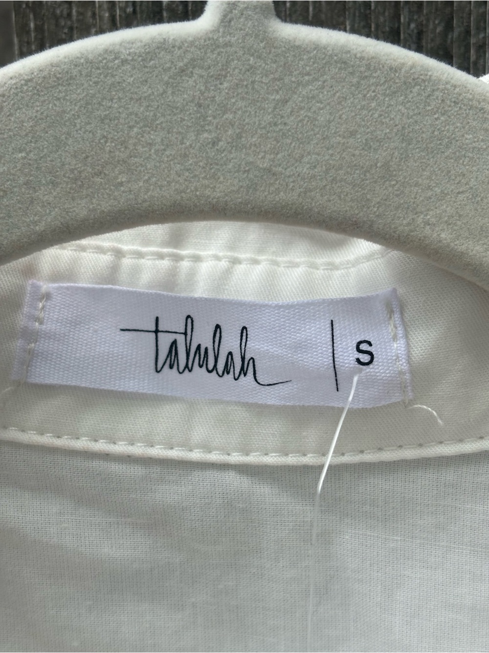 TALULAH Cream Tiered Mini Dress with Puff Sleeves - Picture 6 of 11